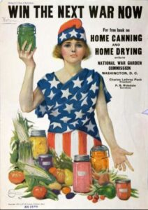 Win the War World War I Canning Advertisment - National Agricultrural Library USDA