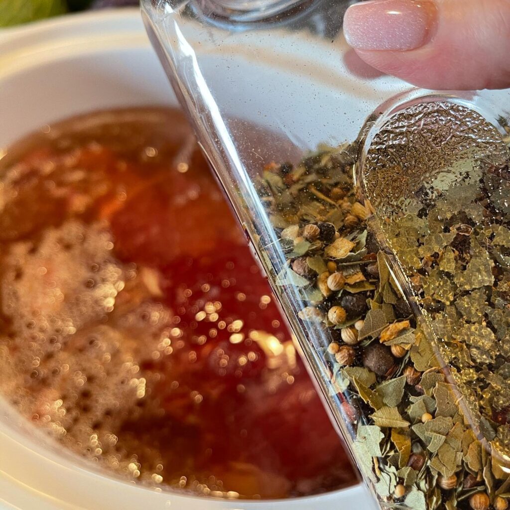 pickling spice corned beef and cabbage irish jig in a jar canning recipe