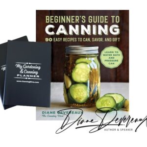 autographed beginners guide to canning book and planner special