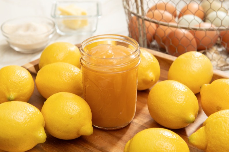 lemon curd canning recipe - from seed to table book - the canning diva