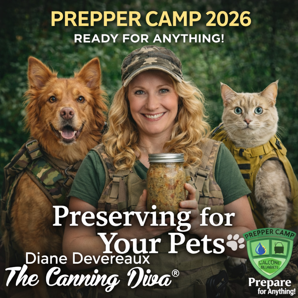 Prepper Camp 2026 Preserving for Your Pets class