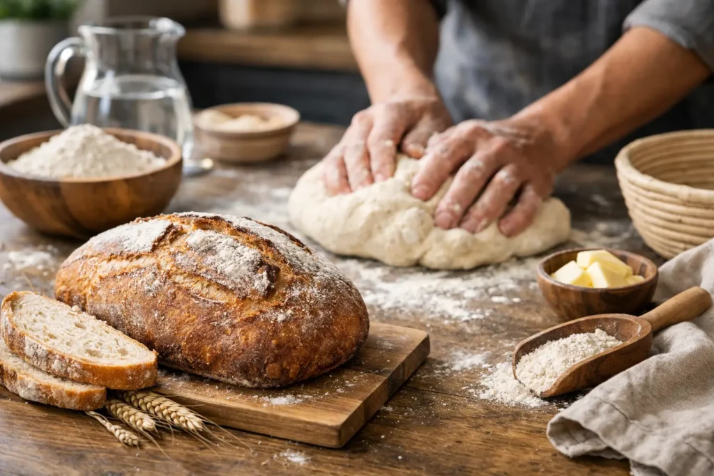 Bread Making From Scratch at Home