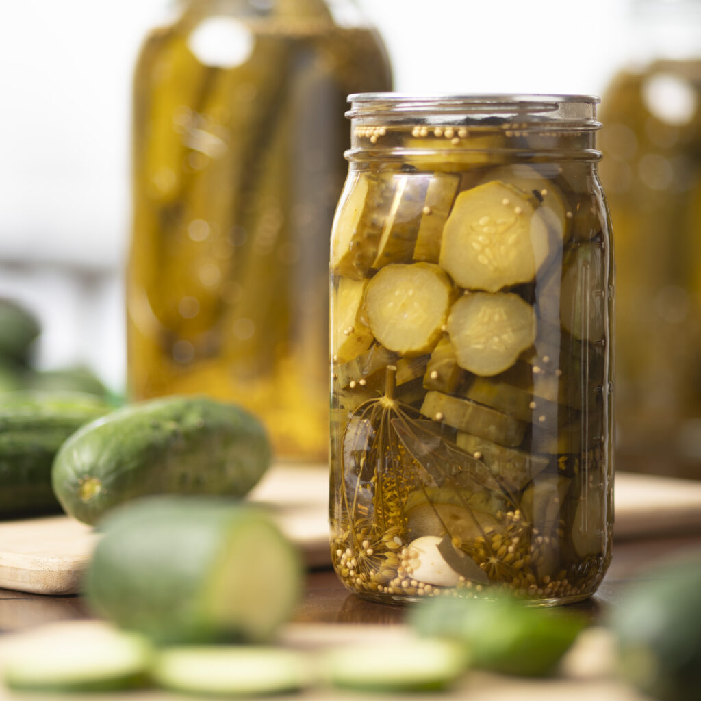 pickles in a jar canning diva shot by jeff hage