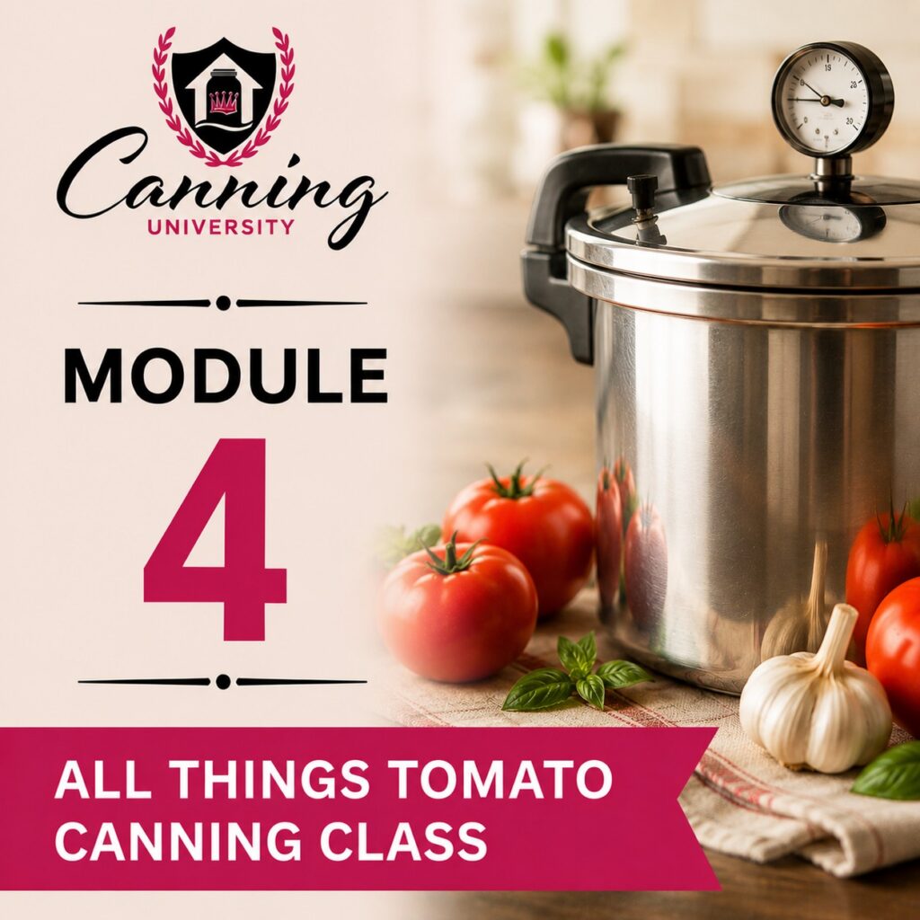 hot packing tomatoes in All Things Tomato Canning Class