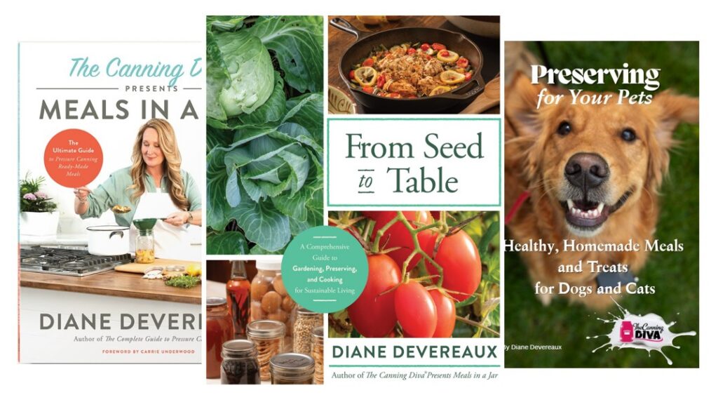 the canning diva collection of canning and food preserving books