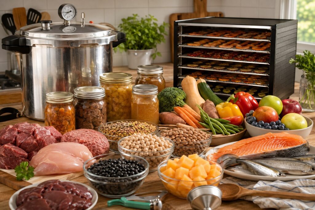 pet food recipes for canning and dehydrating for cats and dogs