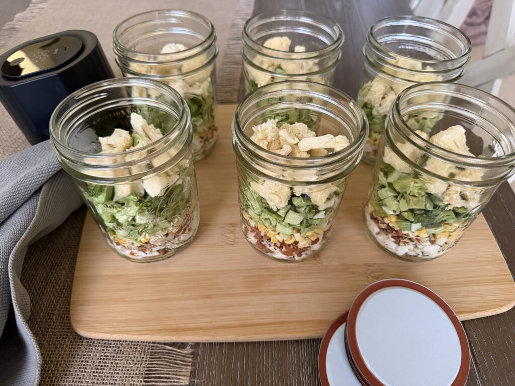 Freeze Dried Quick Soup Mixes - vegetable beef vacuum sealing jars