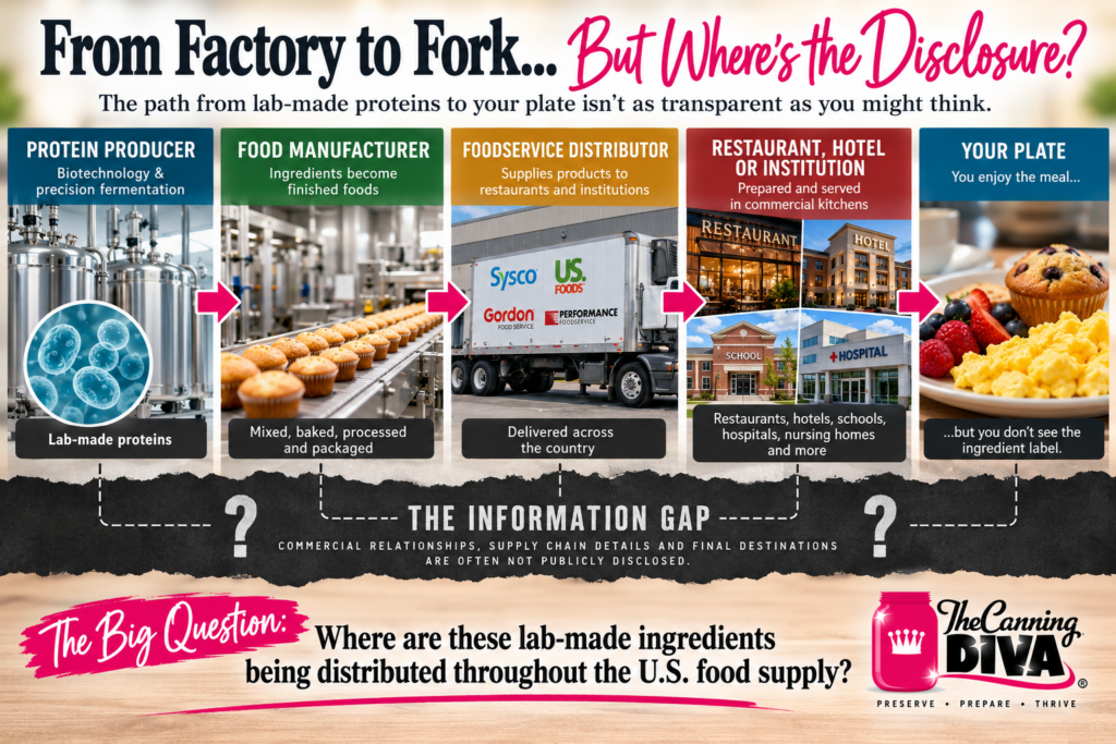 from factory to fork where are lab grown Ingredients going in the food service industry